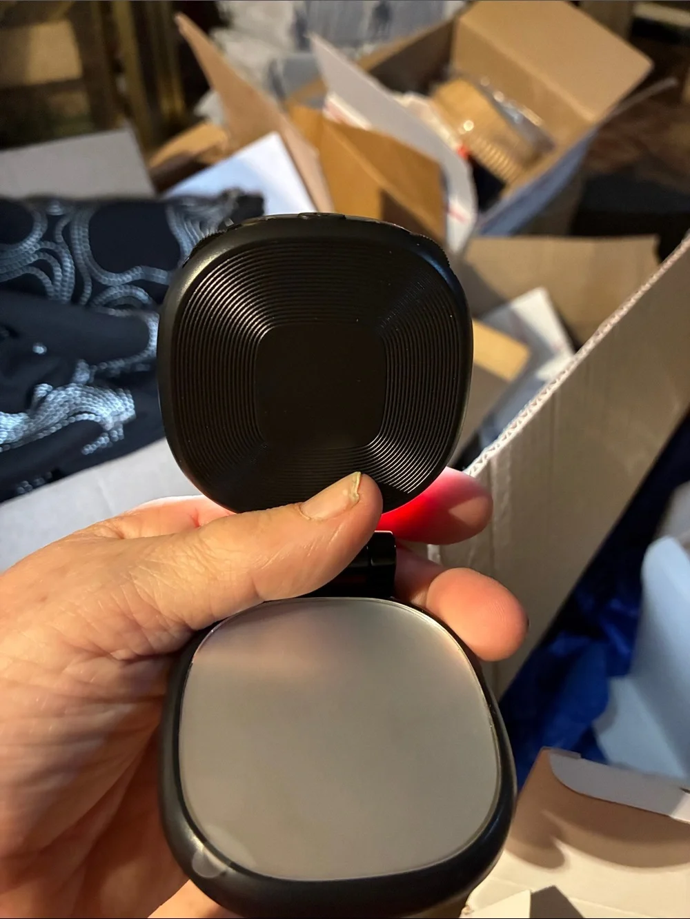 Magnetic LED Phone Light - black/White